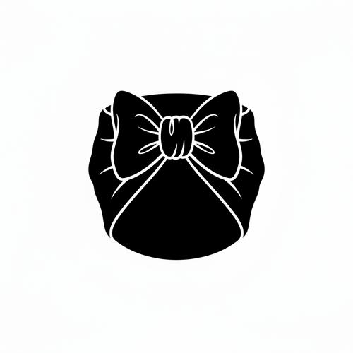 Black and White 8 Ball Bows